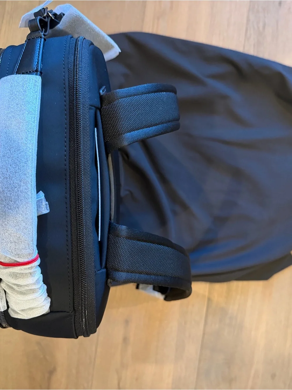 Tumi Black Harrison Backpack with Front Zip